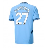 Manchester City Matheus Nunes #27 Fußballbekleidung Heimtrikot 2024-25 Kurzarm